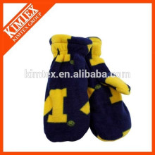 Wholesale fashion fleece mitten fleece mitten making